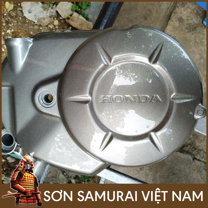 Sơn samurai màu xám bạc - Combo lốc máy y137 sơn xịt samurai