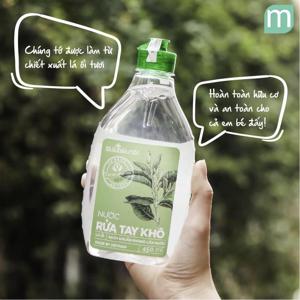 Nước rửa tay tôi là thảo mộc
