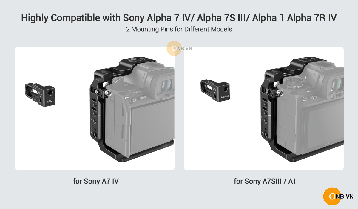 SmallRig Camera Half Cage for Sony Alpha a74 a7s3 a7r4 3639