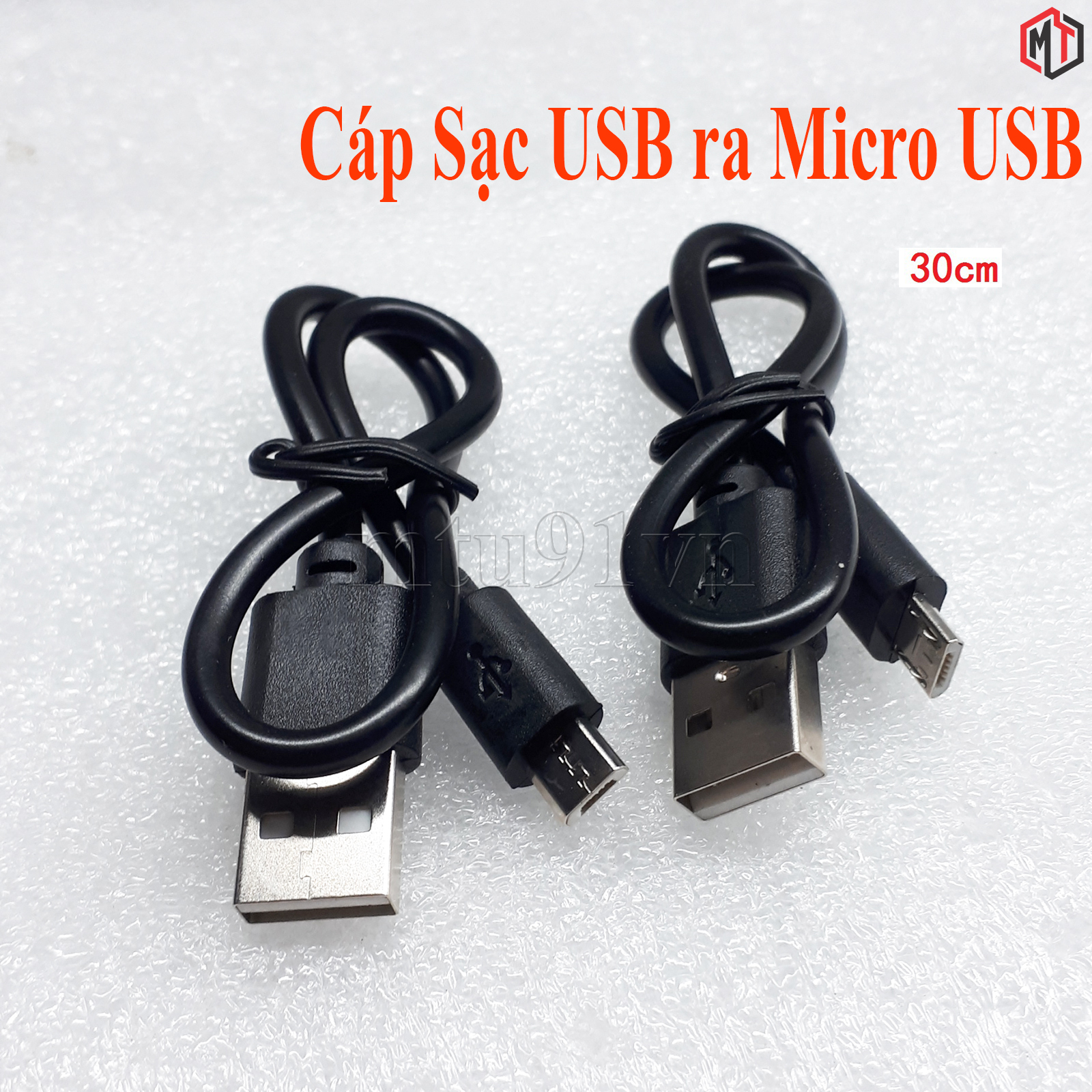 Cáp Sạc Android USB 2.0 ra Micro USB 30cm