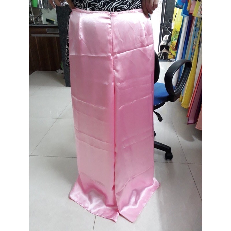 Quần áo dài chất phi bóng dày đẹp