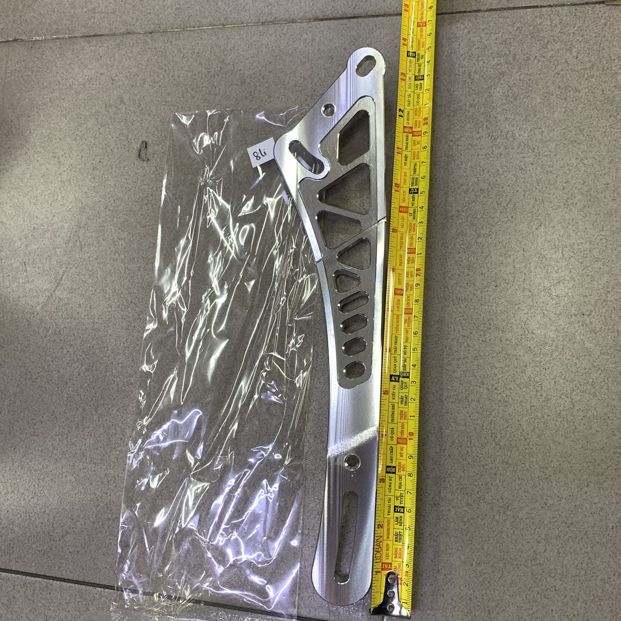Bas treo pô xe exciter 150 nhôm cnc dài 35cm và dày 8li