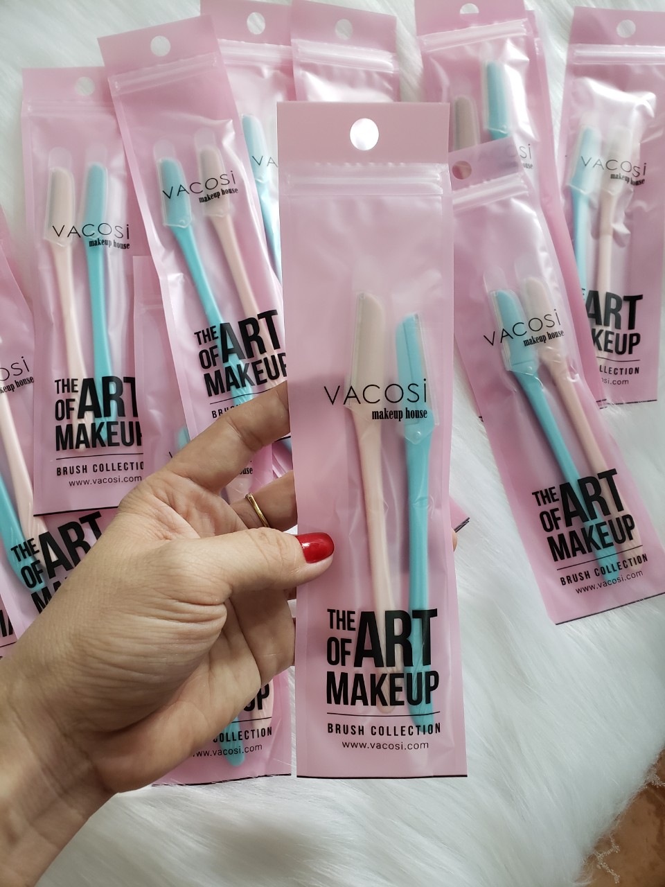 Dao cạo chân mày Vacosi 2 cây