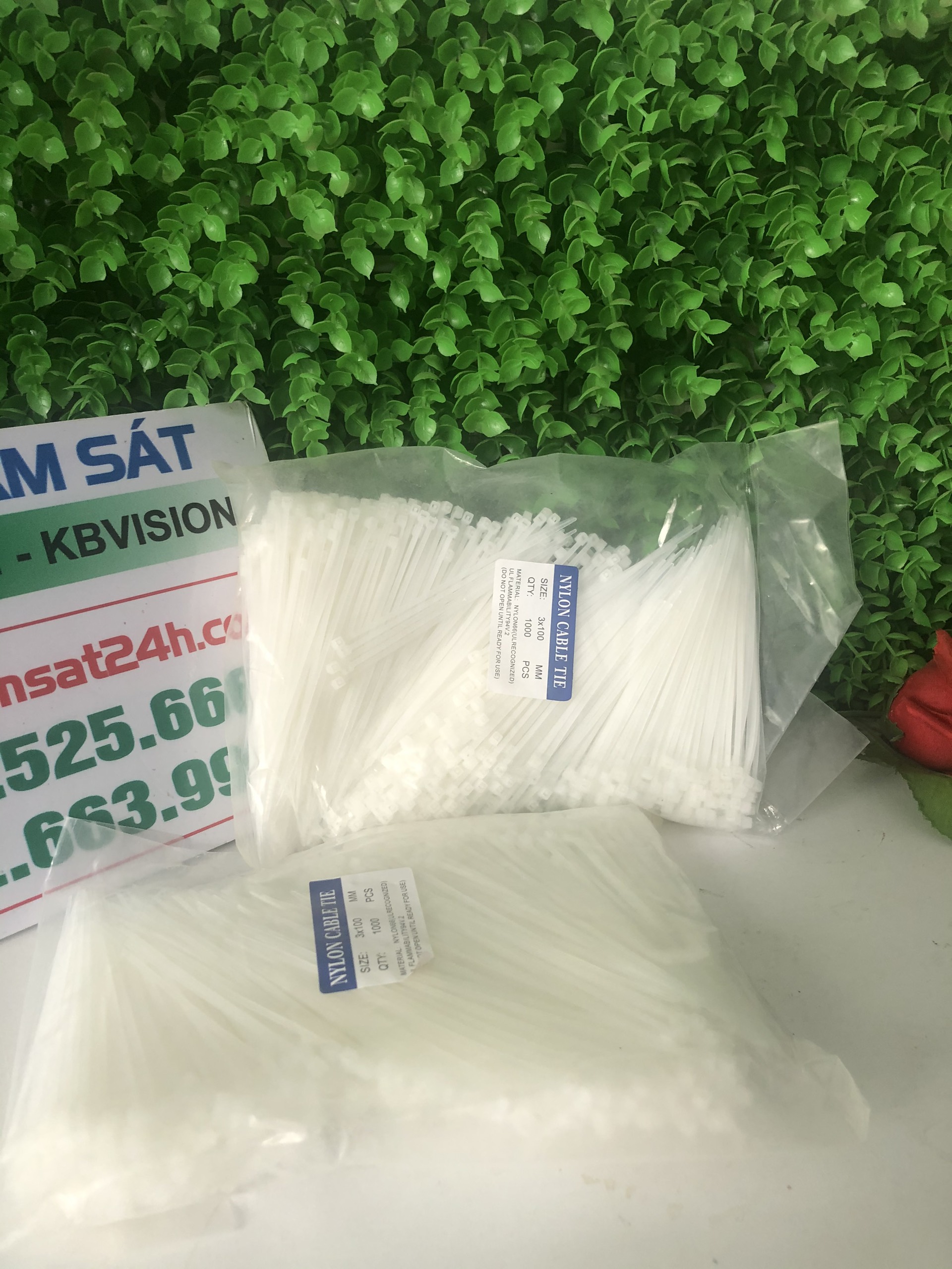 Dây Thít Các Loại Dùng Thi Công - 10cm (1000 sợi)