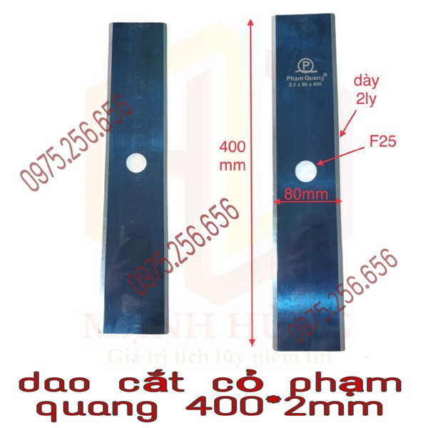 Dao Cắt Cỏ Phạm Quang 400*2mm phụ kiện máy cắt cỏ dao cắt cỏ phạm quang dày