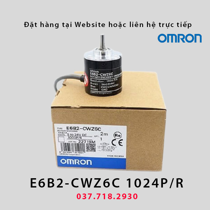[HCM]Encoder Omron E6B2-CWZ6C 1024 xung (1024p/r) nguồn 5-24VDC