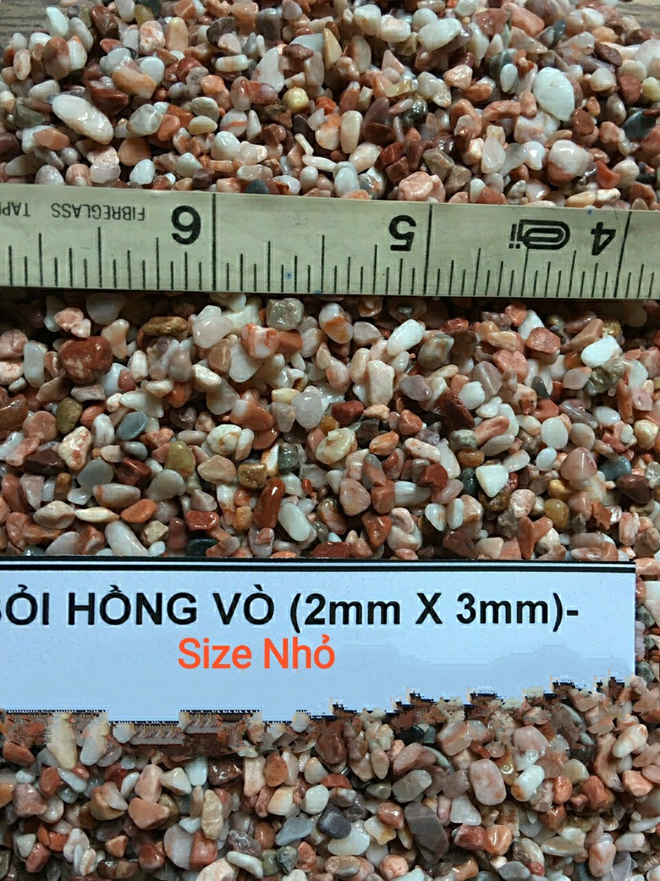 Combo 5kg sỏi hồng trang trí bể cá, sân vườn...