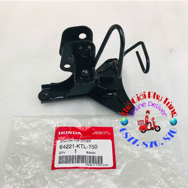 Pát khung bắt mặt nạ trước rs, wave a100, s100 zin honda thái lan - 64221-ktl-750