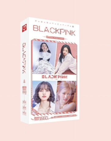 Postcard Blackpink xinh xắn kèm hình dán