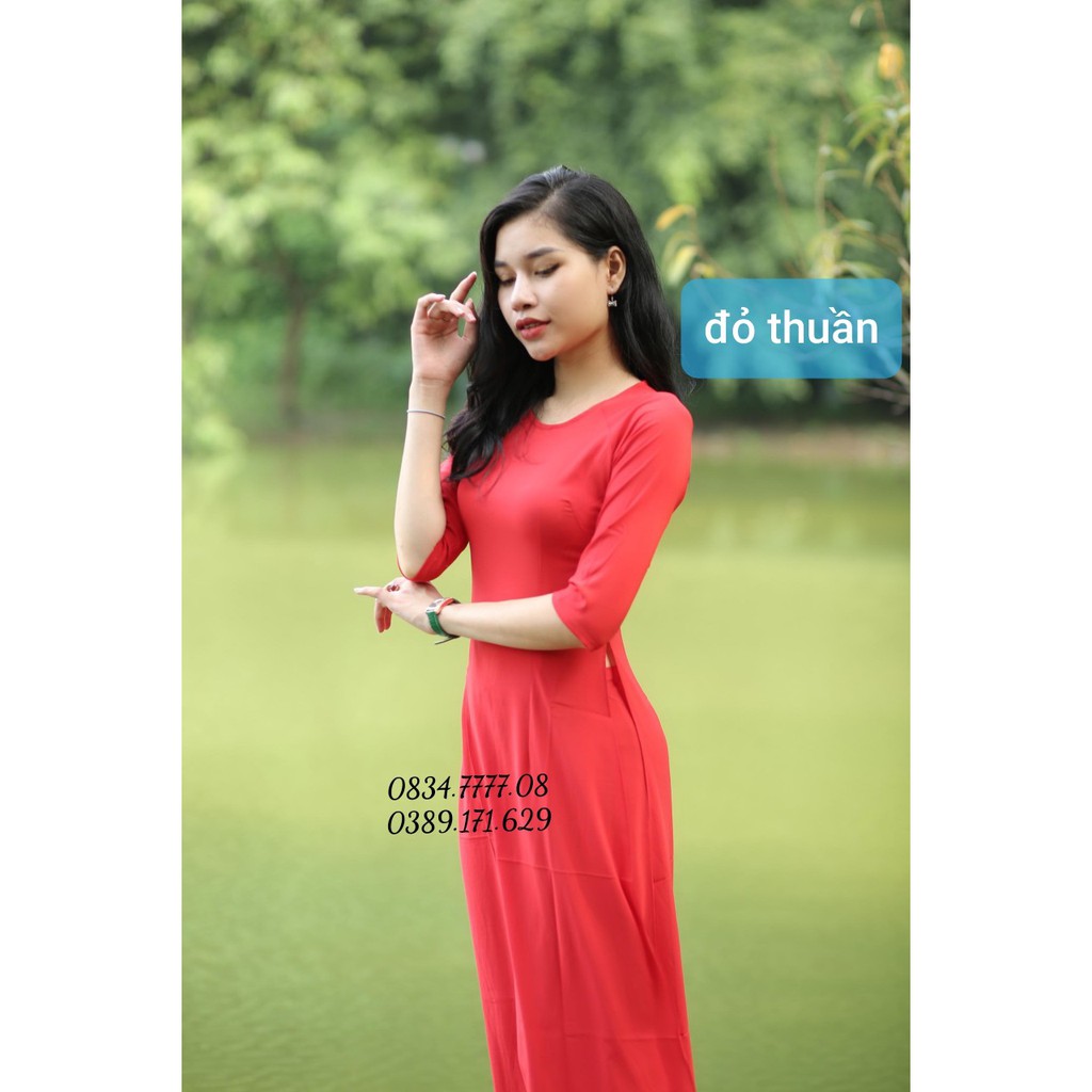 Áo Dài Đẹp - Áo Dài Truyền Thống Lụa