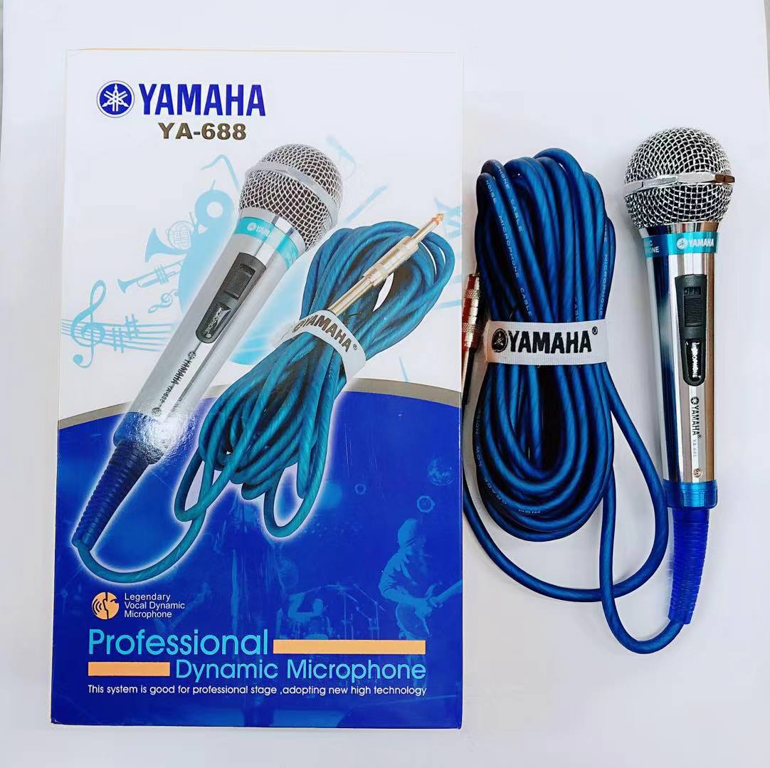 Micro dây hát Karaoke có dây Yamaha YA-688 dây 5mét