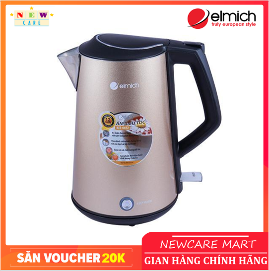 Bình siêu tốc cao cấp elmich kee-0692 - bảo hành 2 năm