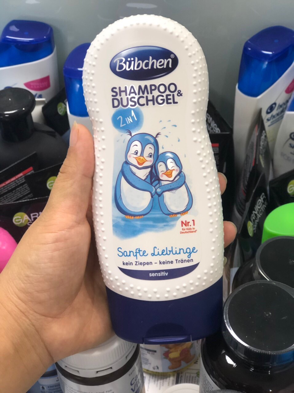 Bubchen-Sữa tắm gội Bubchen cho bé  2 in 1 chính hãng Đức 230ML