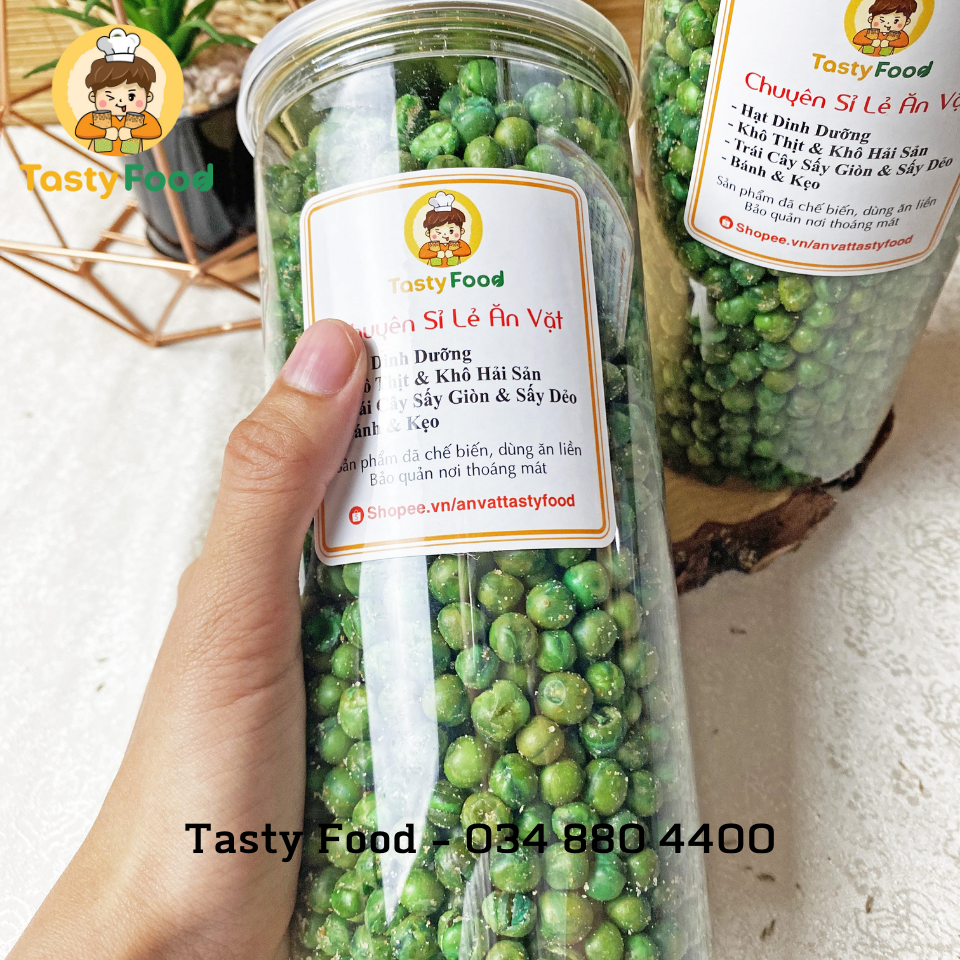 450G Đậu Hà Lan Rang Muối Tatsy Food | Hàng chất lượng thượng hạng