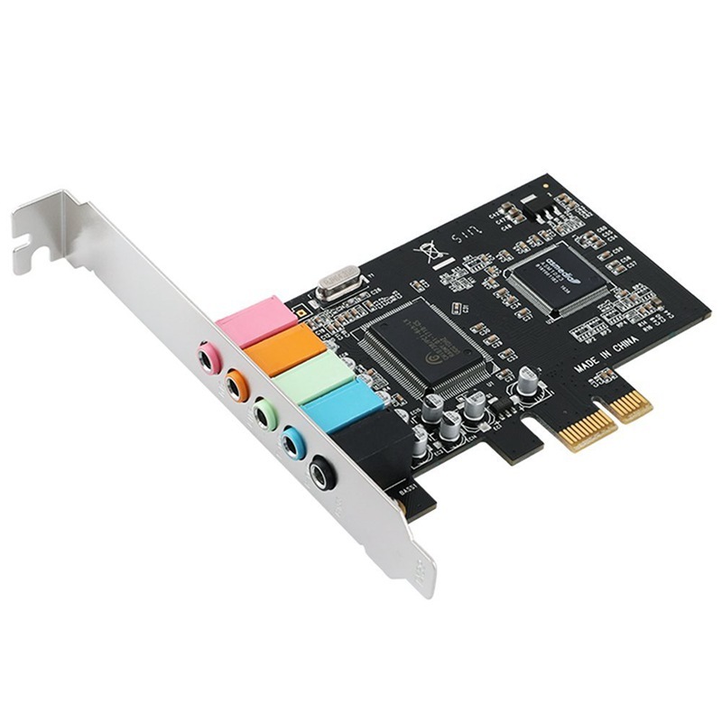 Bảng giá PCIe Sound Card 5.1, PCI Express Surround 3D Audio Card for PC with High Direct Sound Performance & Low Profile Bracket Phong Vũ