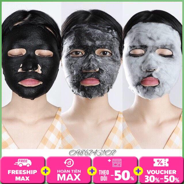 Mặt nạ sủi bọt thải độc detox da Samanli Black Mask