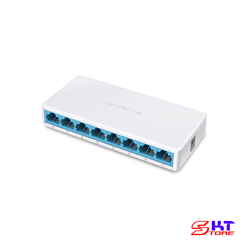 Bộ Chia Mạng Switch 8 Cổng Mercusys MS108 Tốc Độ 10/100Mbps - Hàng Chính Hãng