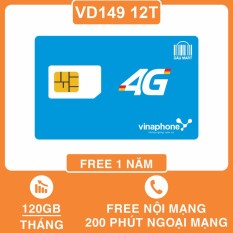 SIM 4G Vinaphone VD149 12T Free 1 Năm Tặng 4GB / Ngày + Gọi & SMS Miễn Phí Nội Mạng + Tặng 200 Phút Gọi Ngoại mạng / Tháng Miễn Phí 1 Năm Không Cần Nạp Tiền – DMC Telecom