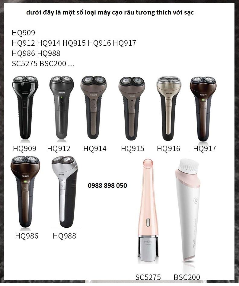 Củ Sạc Philips 8v 100ma máy cạo râu