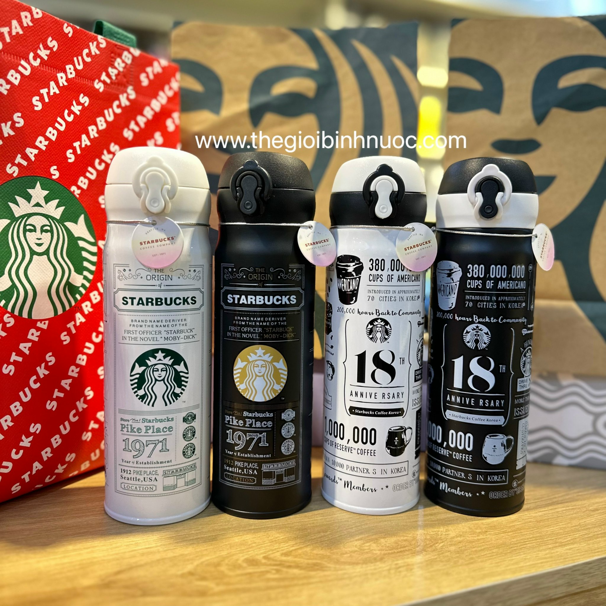 [HCM]Starbucks Thermos Stainless Steel Bottle B397