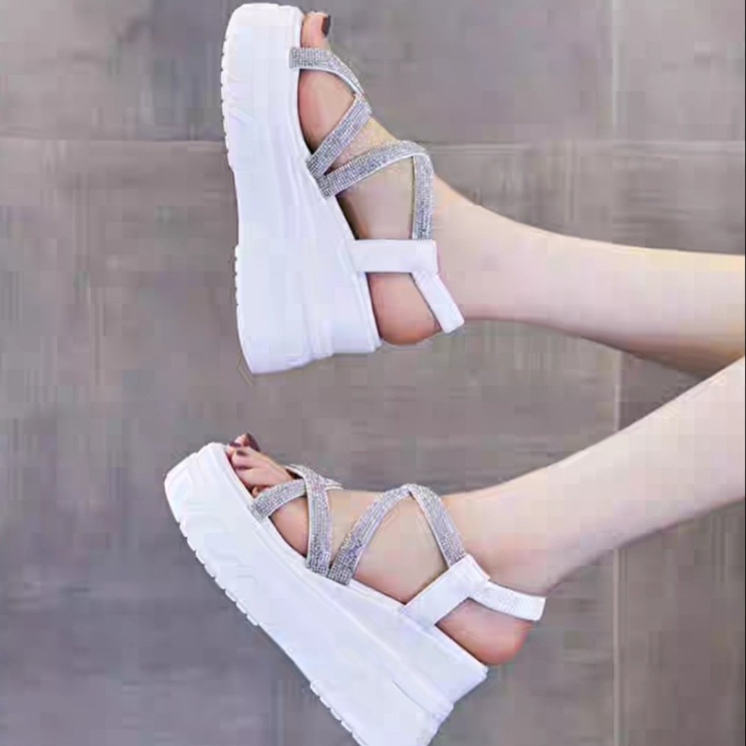 SANDAL XUỒNG QUAI CHÉO ĐÁ