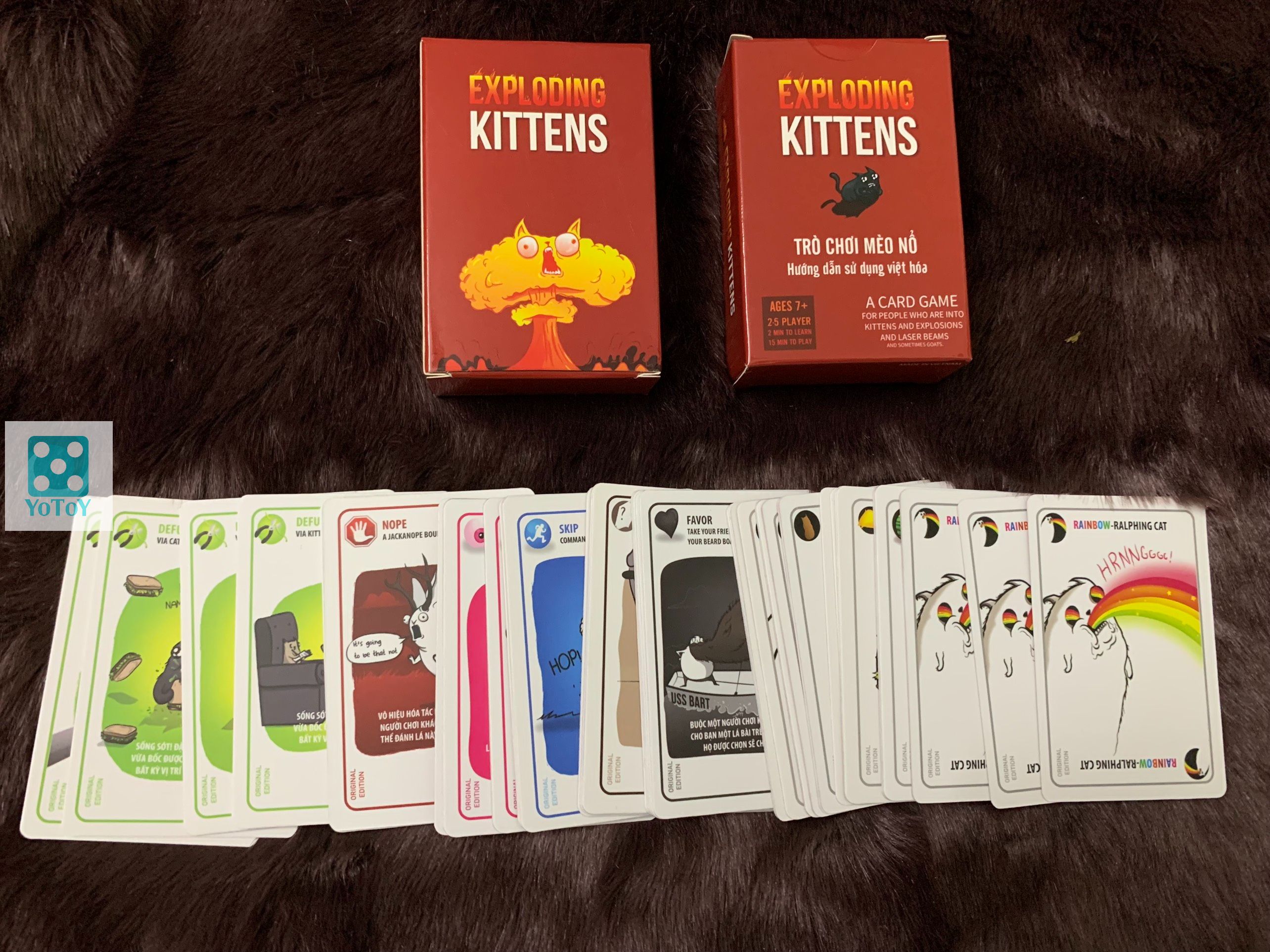 Mèo nổ Việt hóa – Boardgame Exploding kitten chất lượng giá rẻ