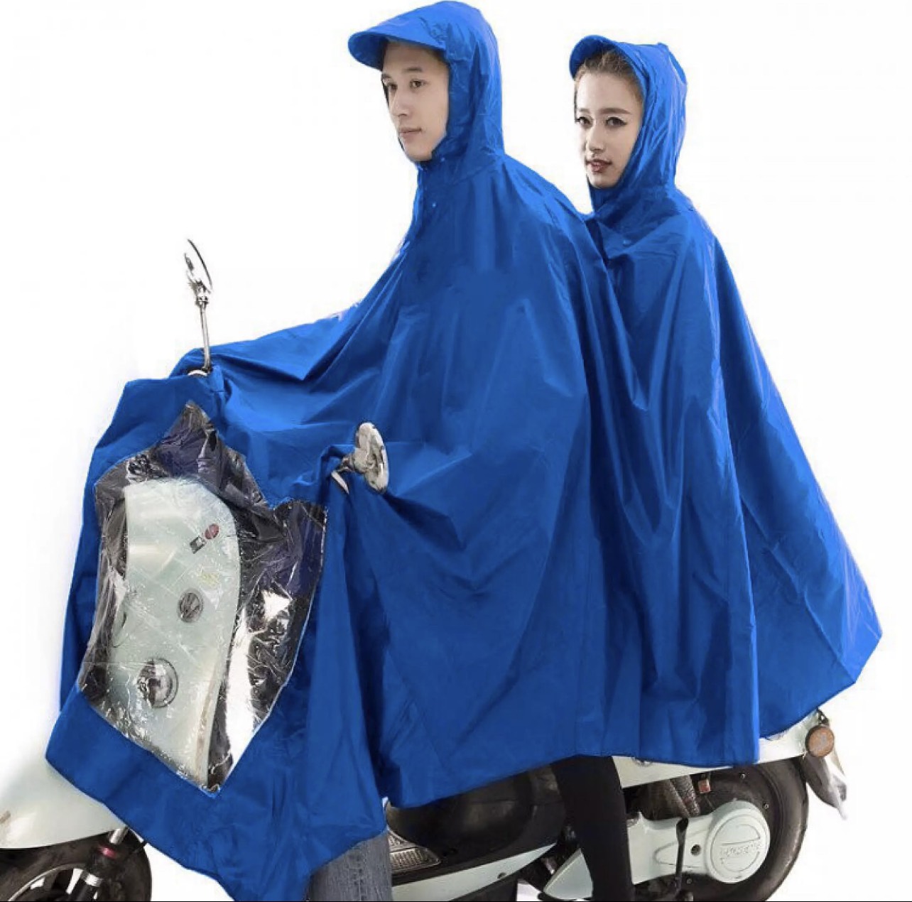 Áo mưa cánh dơi 2 người vải dù chống thấm