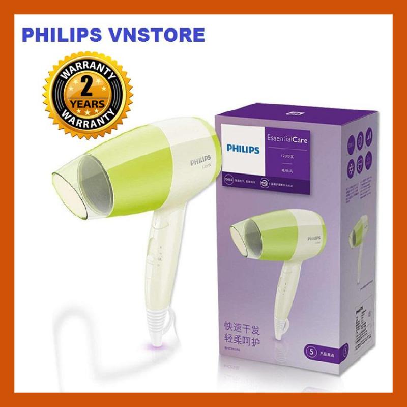Máy sấy tóc mini philips BHC015/00, 1200W, thiết kế nhỏ gọn, gấp lại được