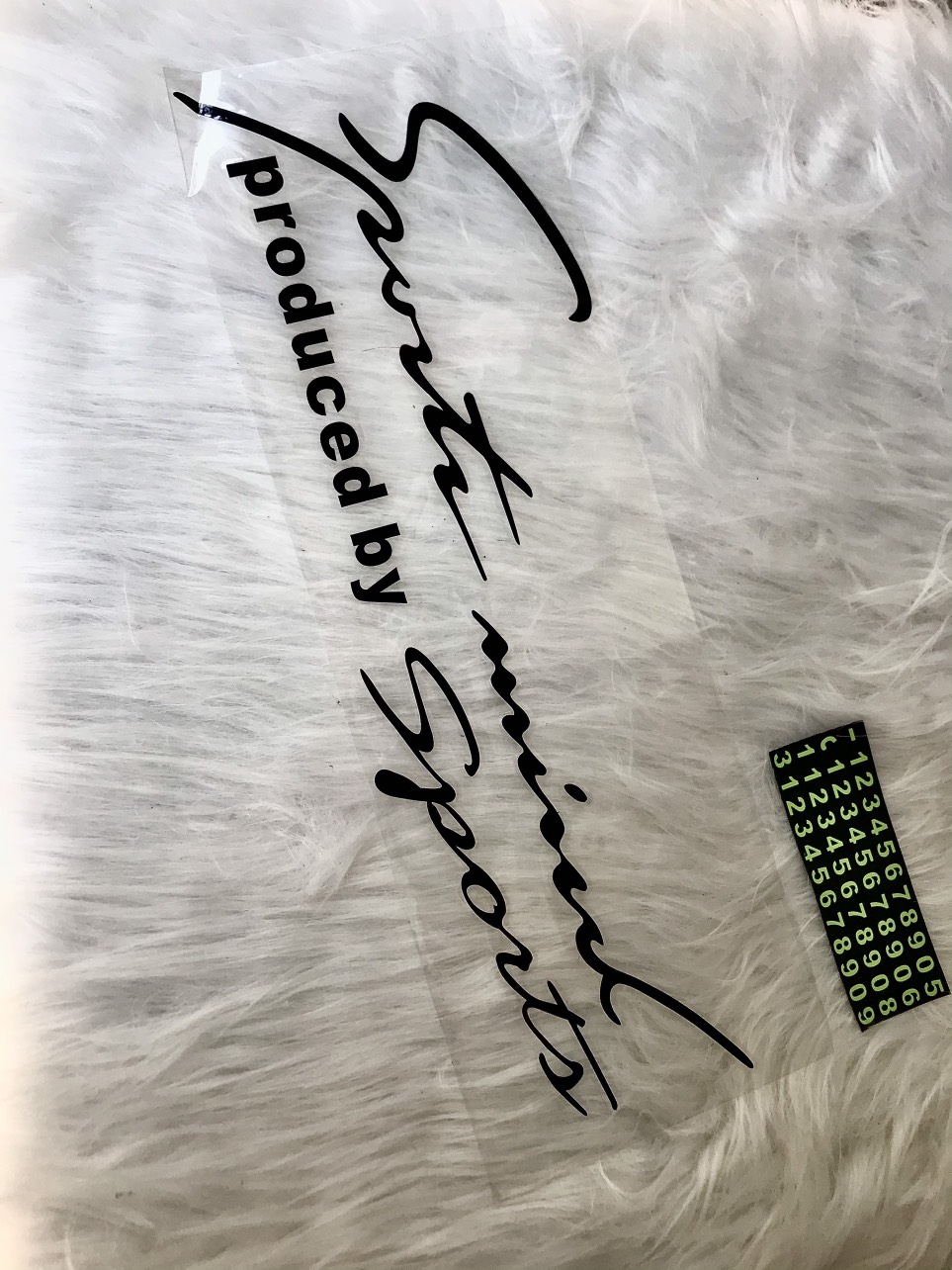 Tem dán Sport mind prodeced by Sports xe hơi ô tô đầy đủ màu sắc