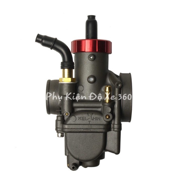 Bình xăng con bông mai đỏ HỌNG 28MM 30mm