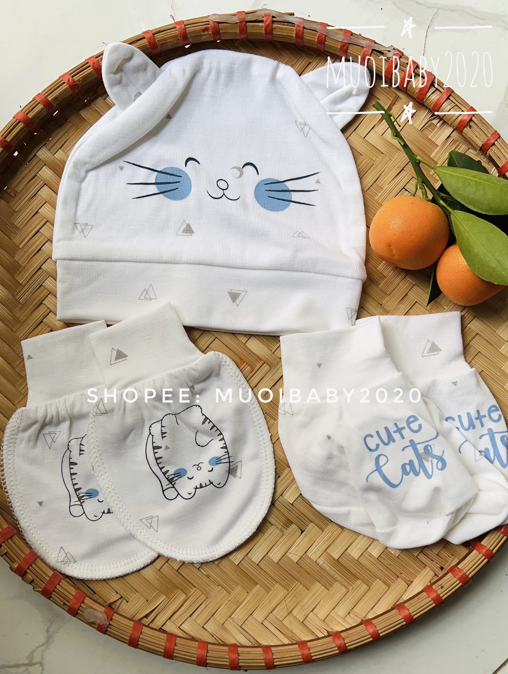 Set phụ kiện hrnee / nous cho bé sơ sinh