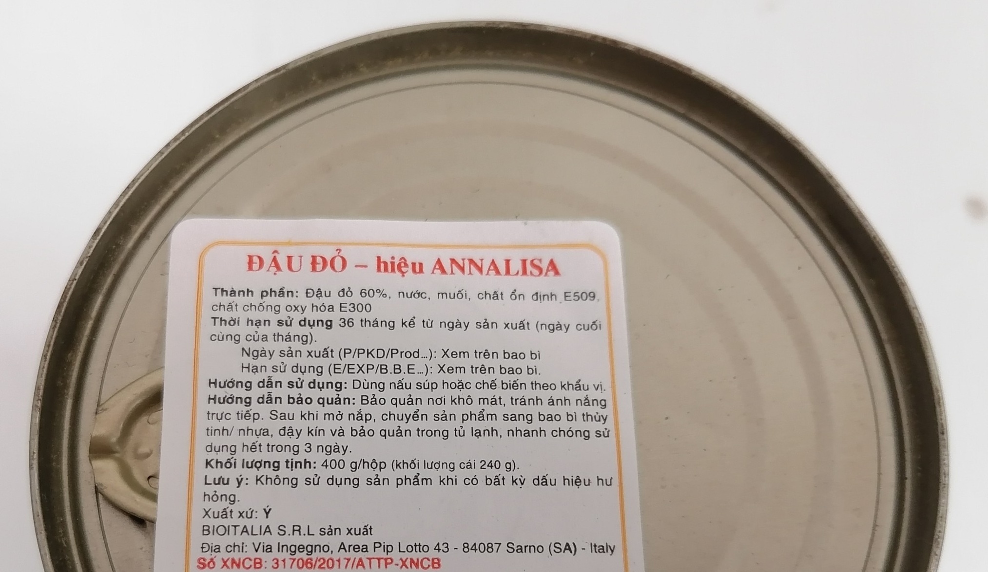 [400g] Đậu lăng [Italia] ANNALISA Lentils (tgc-hk)