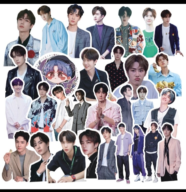 Sticker -hình dán TRẦN TÌNH LỆNH- BÁC QUÂN NHẤT TIÊU,VƯƠNG NHẤT BÁC-TIÊU CHIẾN