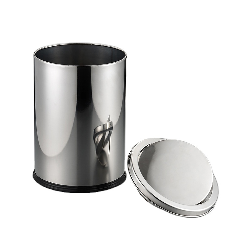 THÙNG RÁC INOX NẮP LẬT CAO CẤP