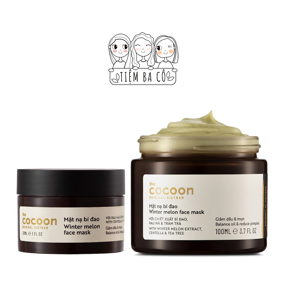 Mặt nạ bí đao Cocoon 30ml - 100ml.