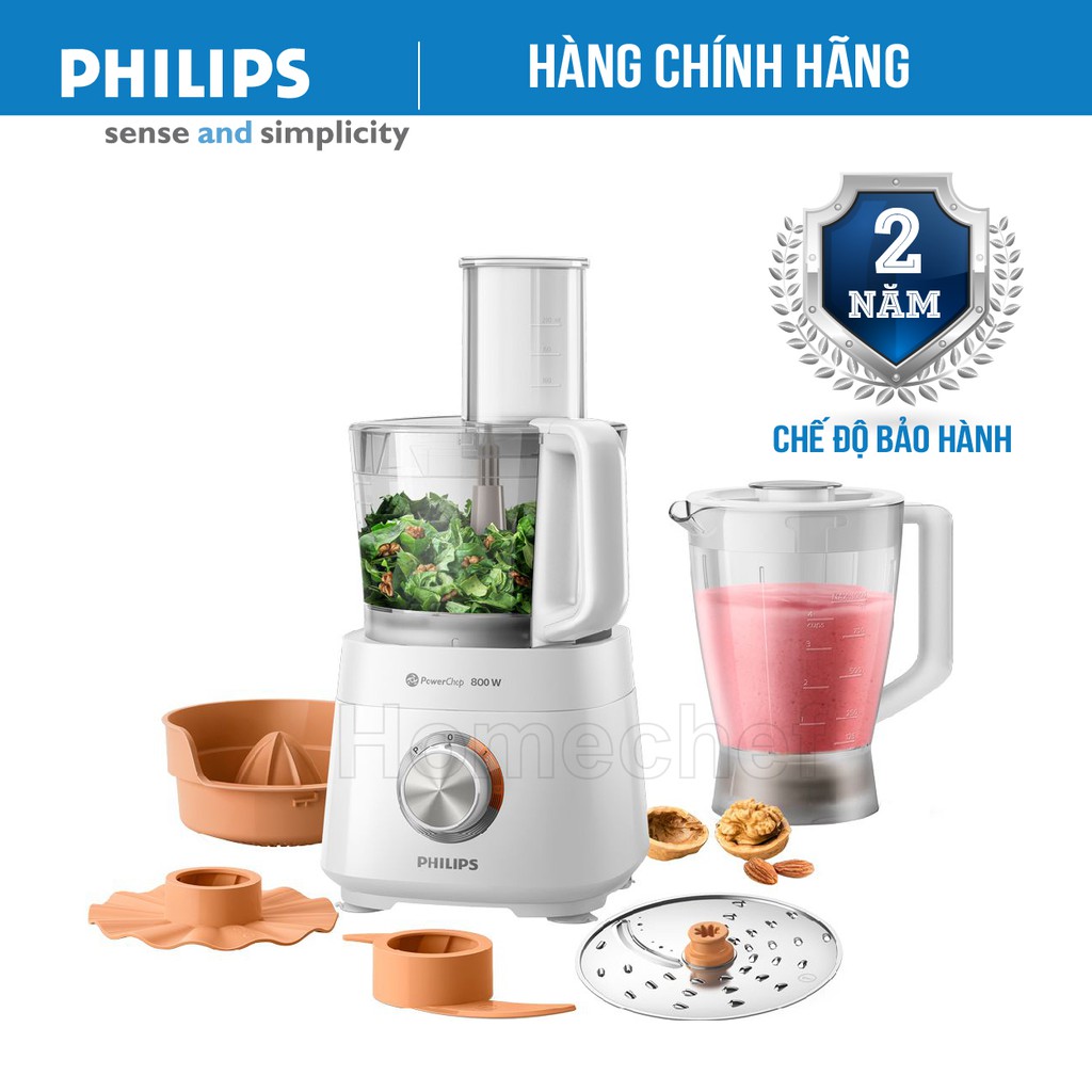 [BẢO HÀNH 24 THÁNG] Máy xay đa năng Philips HR7510 800W