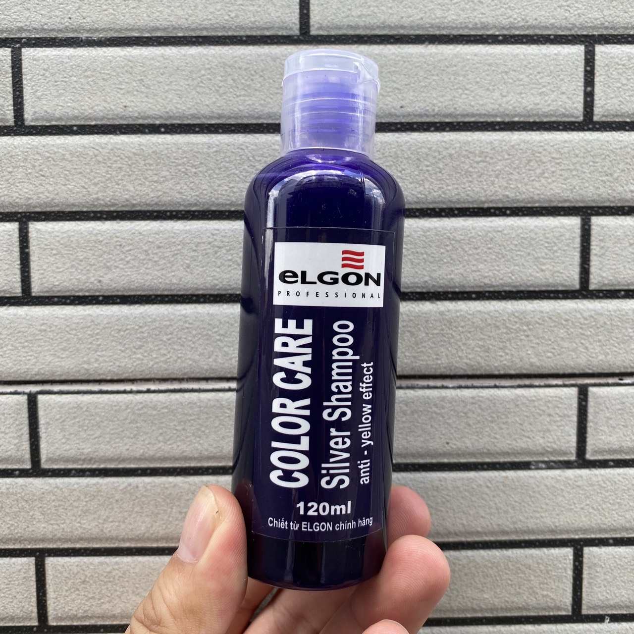 [HCM]Dầu Gội Khử Vàng Elgon Silver Shampoo 120ml