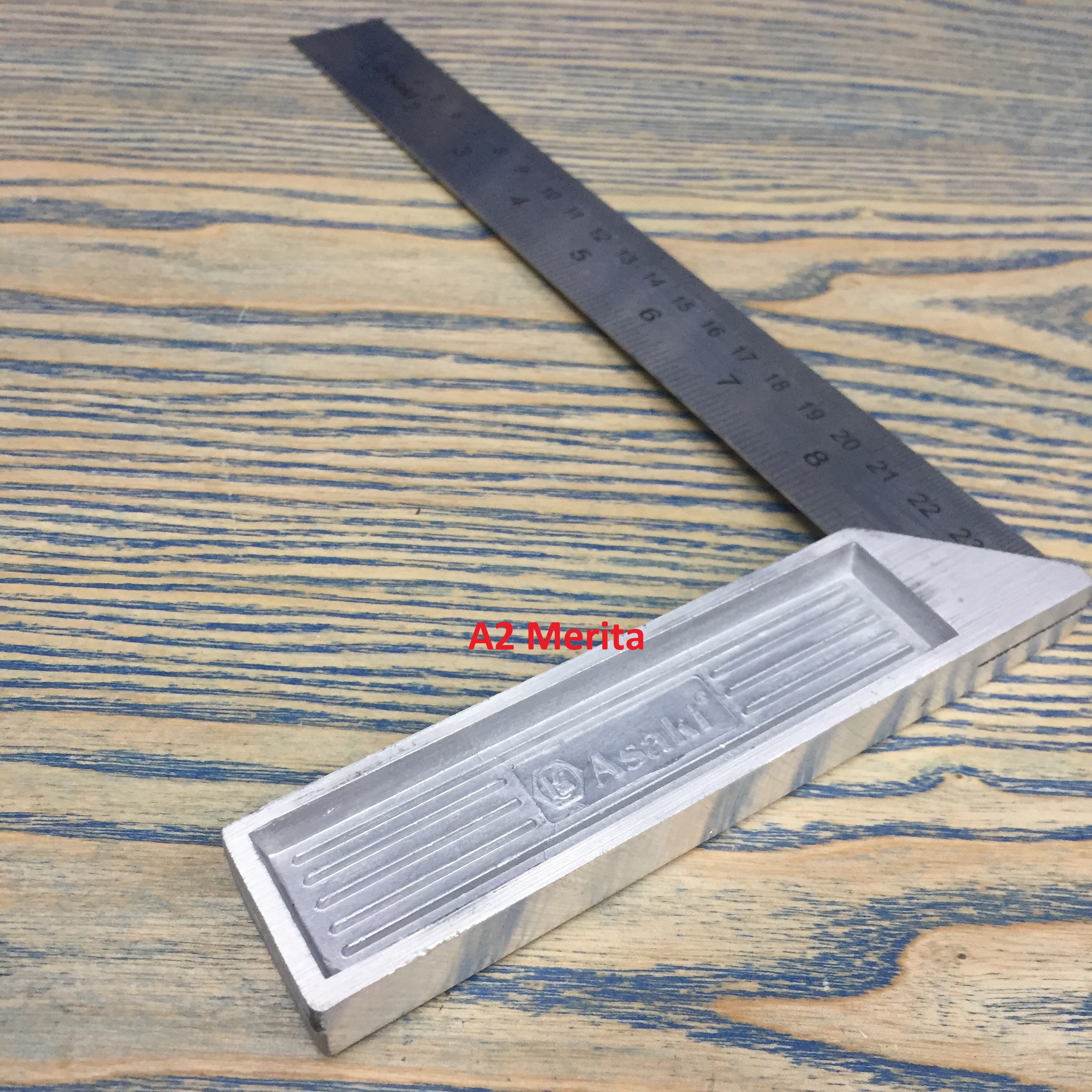 Thước Eke mộc 300mm Asaki AK-2643