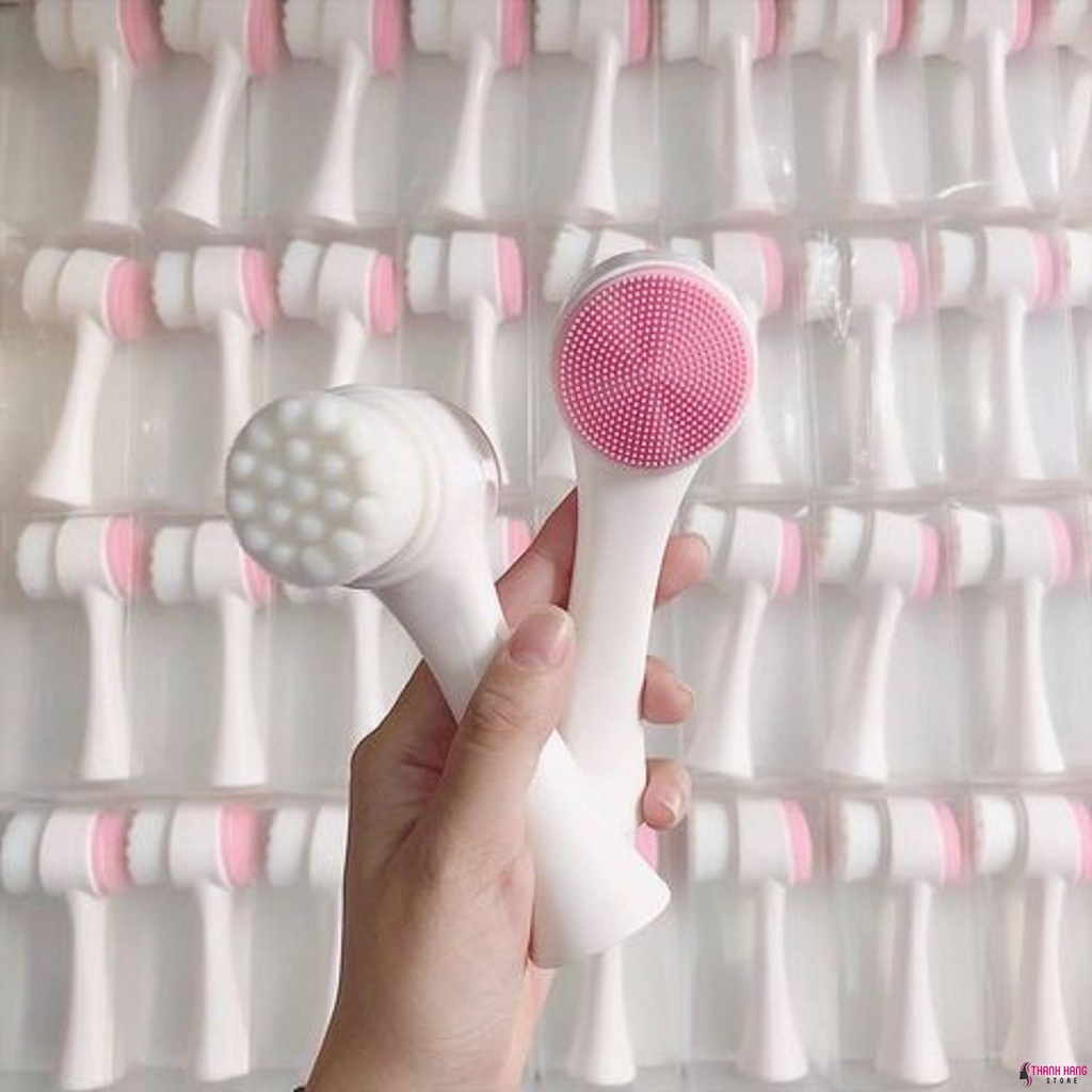 Cọ Rửa Mặt 2 Đầu Siêu Sạch Êm Dịu Cho Da