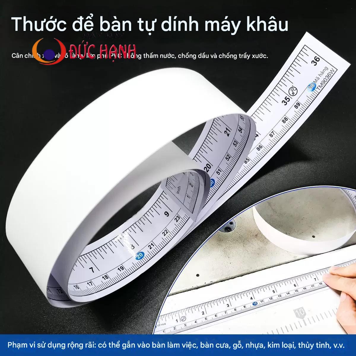 Thước dây dán bàn máy may- có sẵn keo