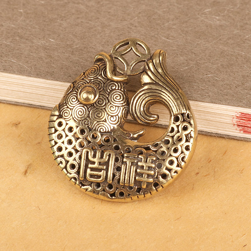 Tượng Phong Thủy Hình Song Ngư (Kích Thước: 3.0cm x 2.7cm)