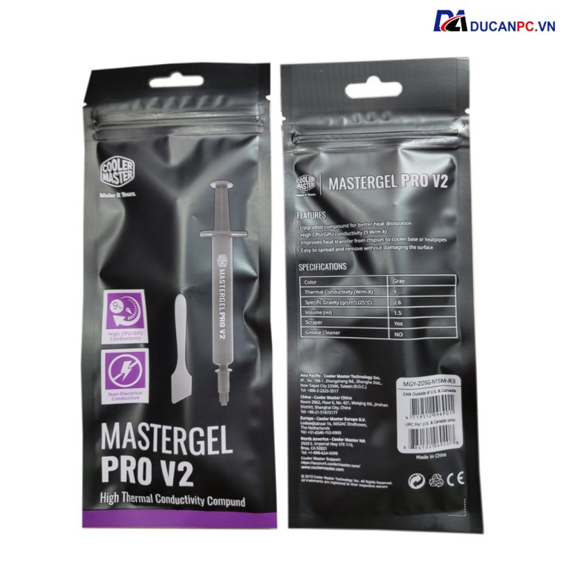 Keo tản nhiệt Cooler Master MASTERGEL PRO V2
