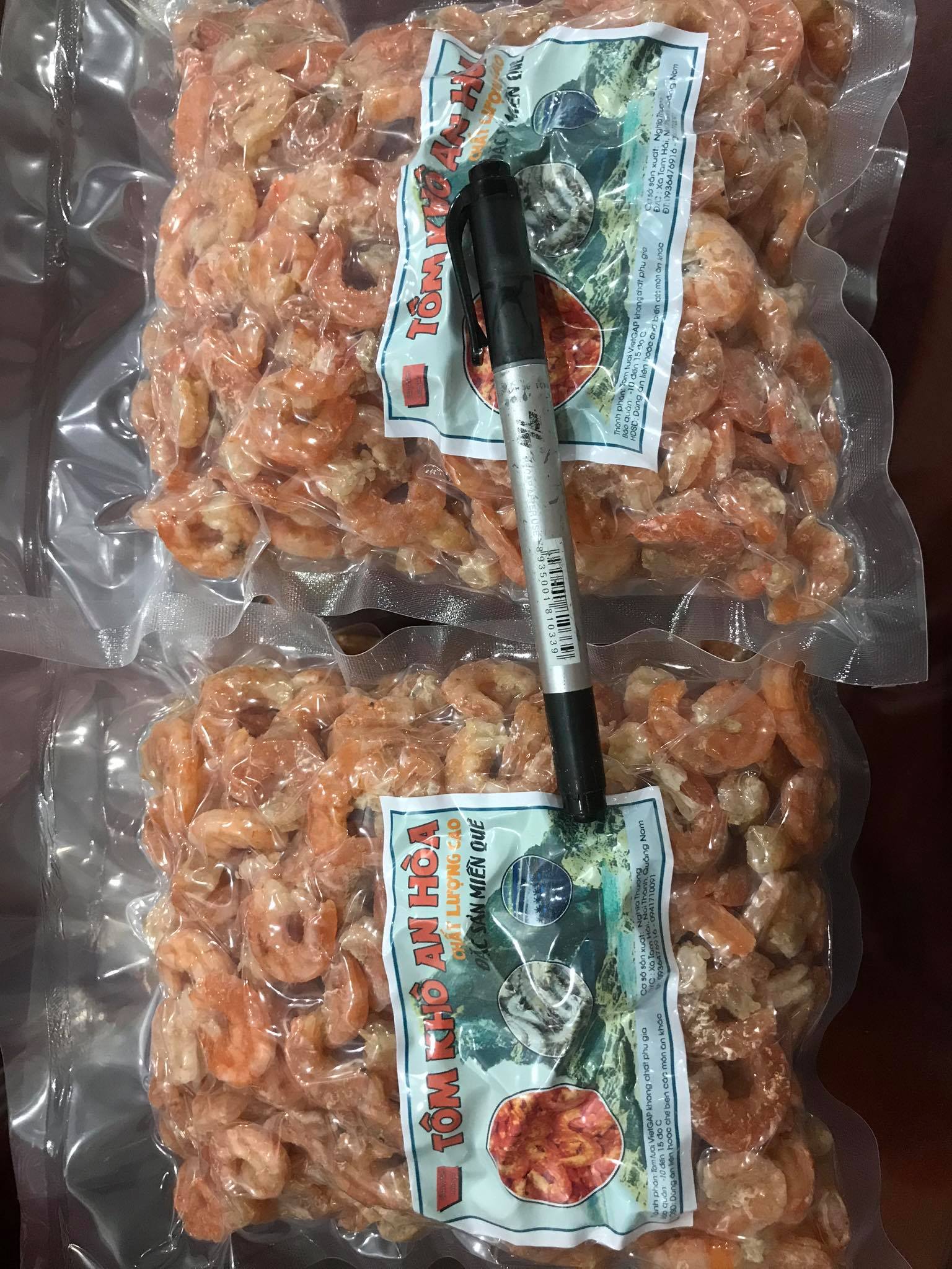 500gr tôm khô ngon ngọt (lột vỏ rồi phơi)