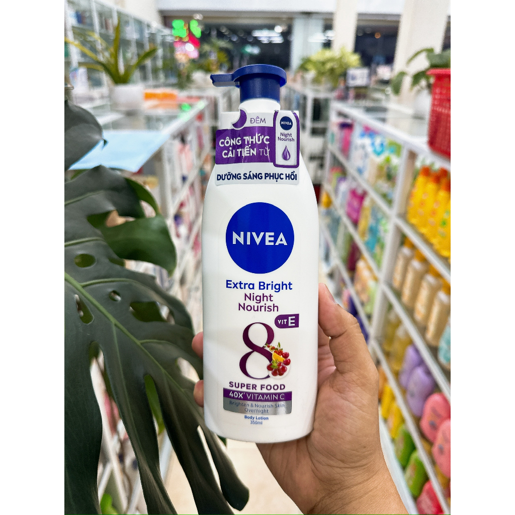[HCM]Sữa Dưỡng Thể Nivea Ban Đêm 350ml