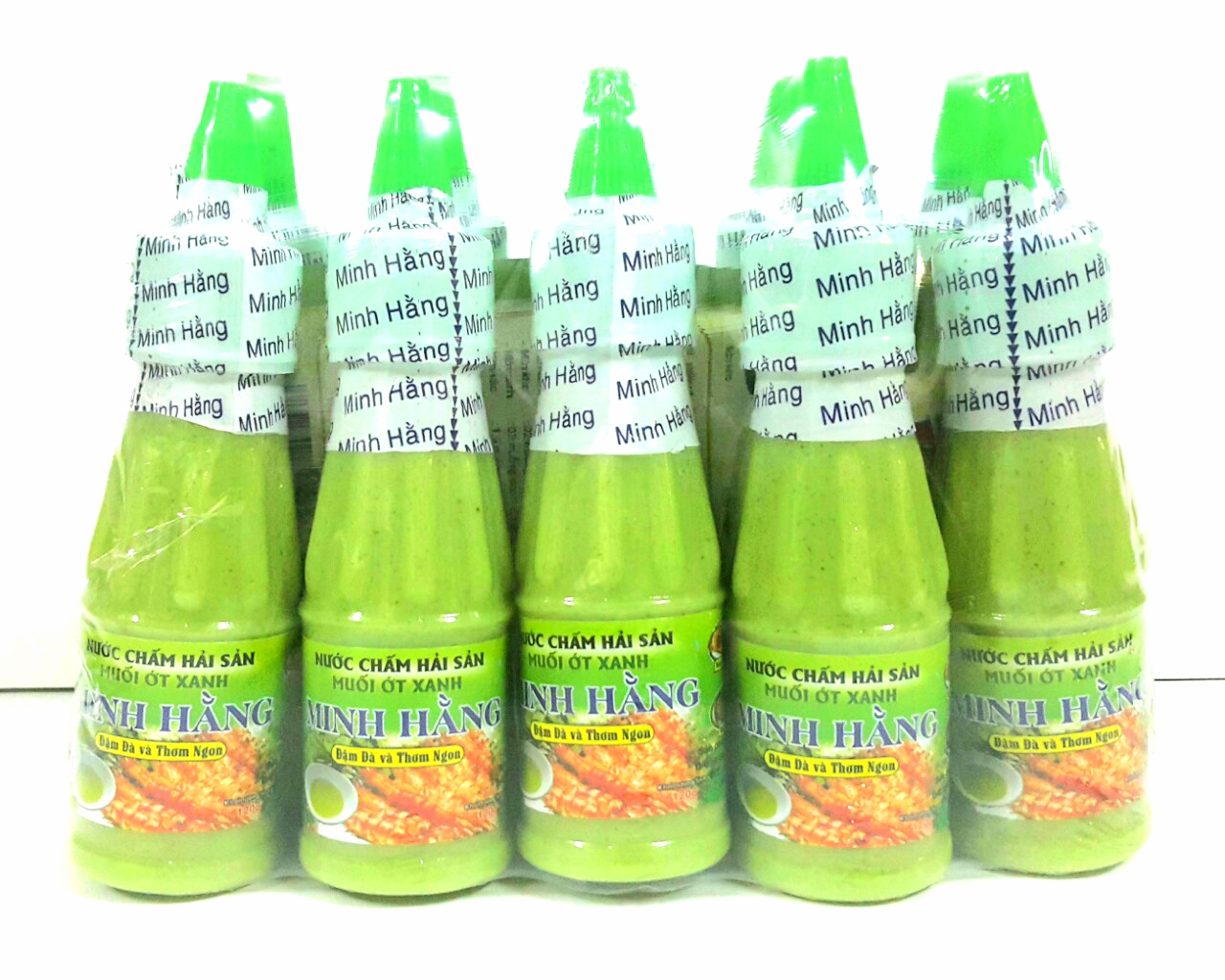 Muối ớt xanh chấm hải sản 120gr