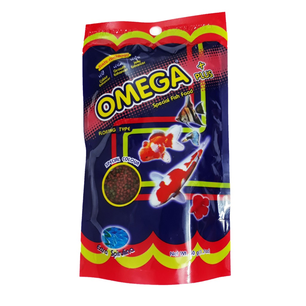 THỨC ĂN CHO CÁ VÀNG, CÁ CHÉP OMEGA 100G