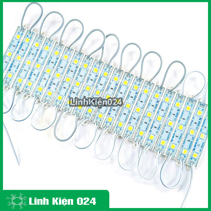 1 Thanh Led Hắt 12V 3 Bóng Siêu Sáng