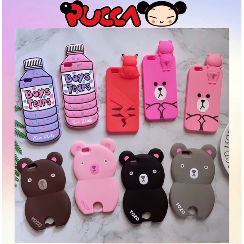 [XẢ KHO]Ốp Lưng iPhone 6Plus/6sPlus Silicone Dẻo Hình Thú Dễ Thương
