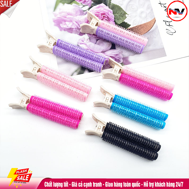 [Mới] Lô Uốn Tóc Phồng Chân Tóc Dạng Kẹp Mỏ Vịt Độc Đáo