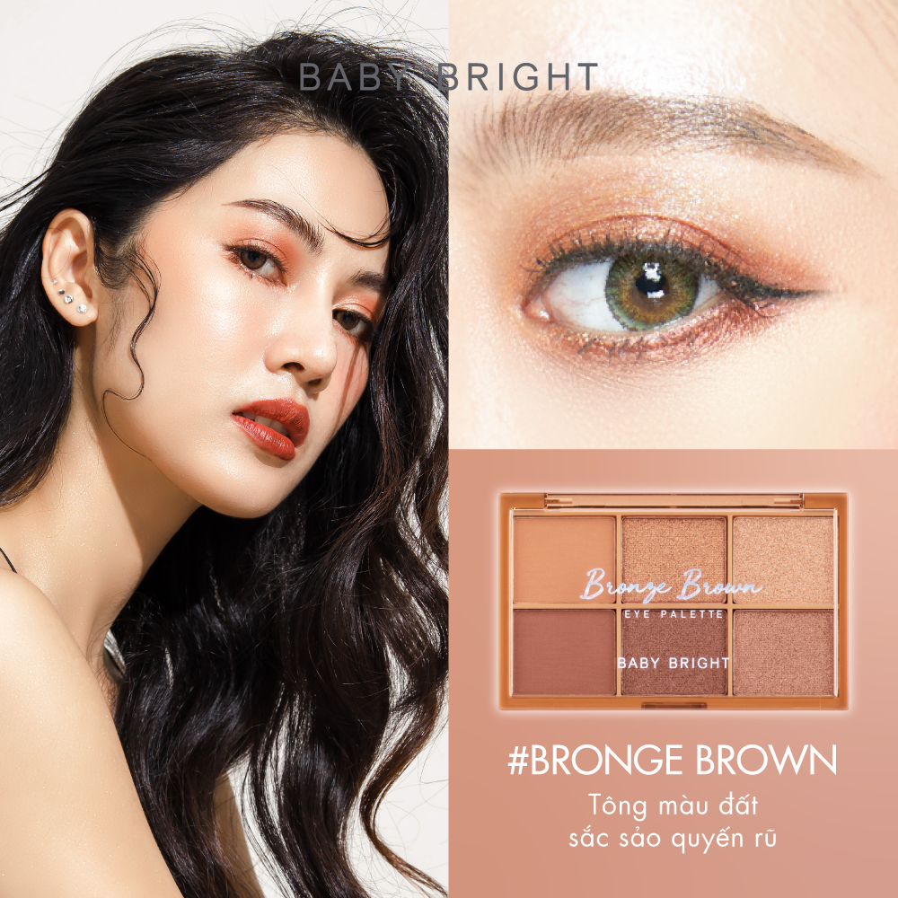 Bảng Phấn Mắt Baby Bright Eye Palette 0.7g